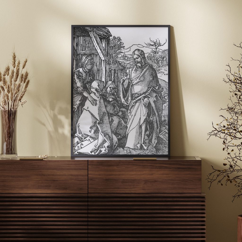 Christ Taking Leave of His Mother by Albrecht Durer (1511)
