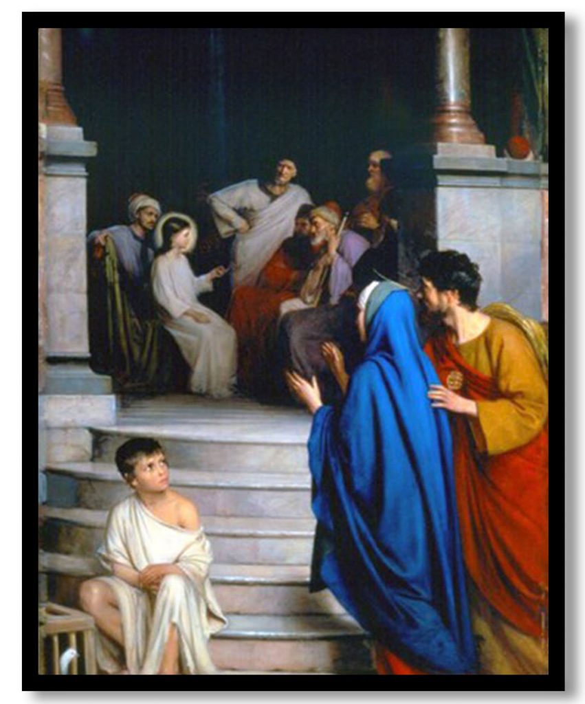 Christ Teaching at the Temple by Carl Bloch (Date Unknown)