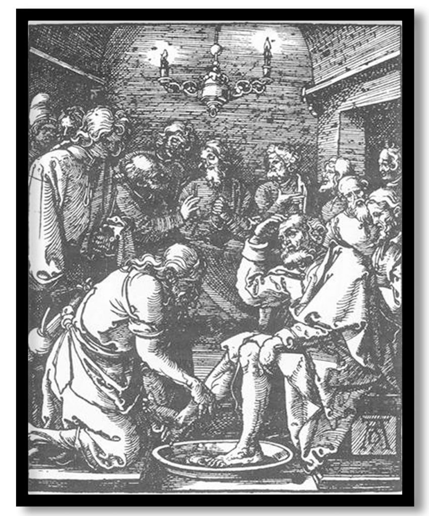 Christ Washing Peter s Feet by Albrecht Durer (1511)