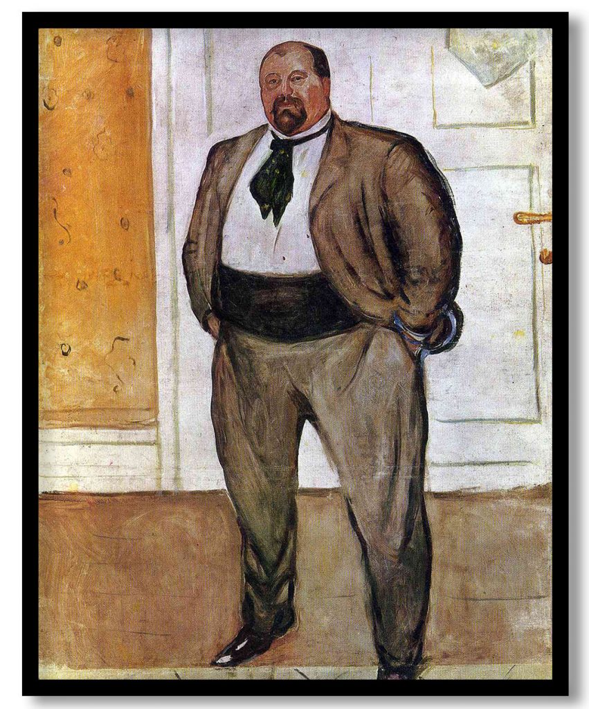 Christen Sandberg by Edvard Munch (1909)