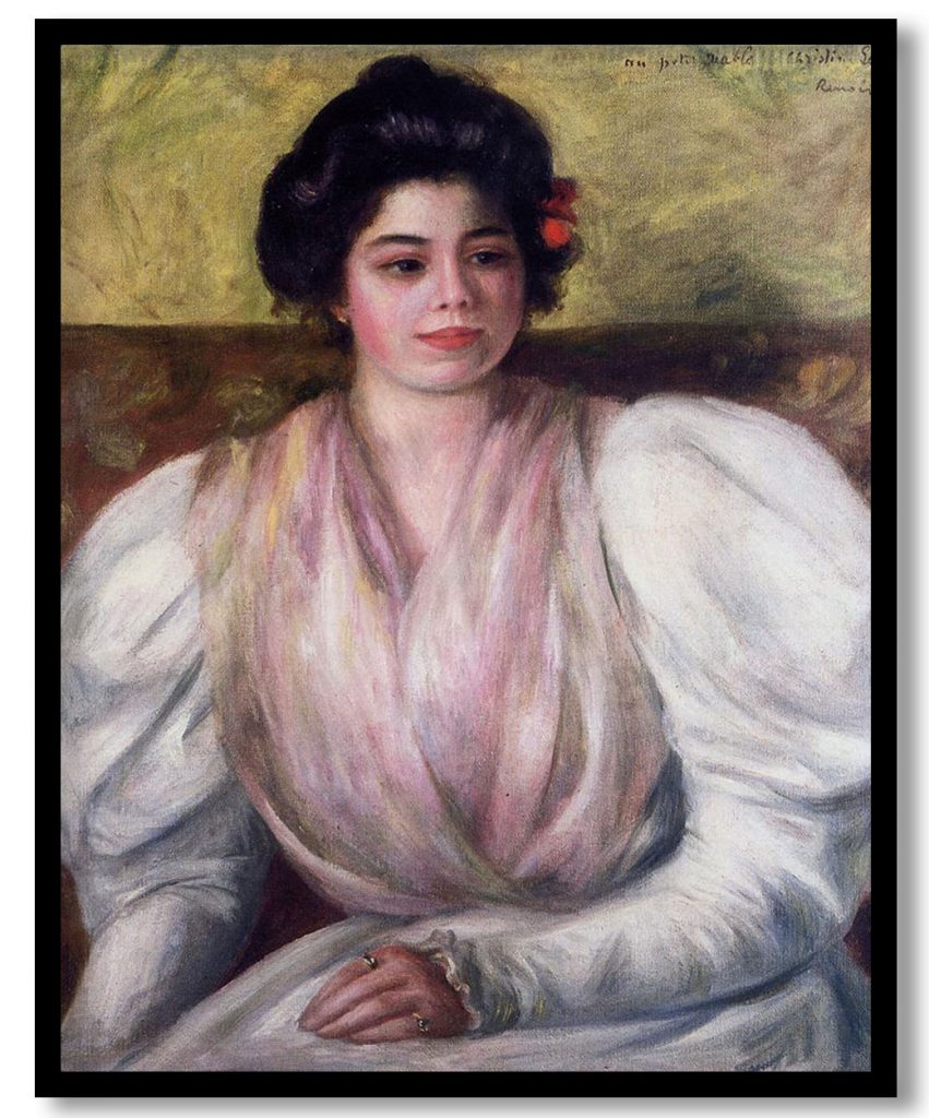 Christine Lerolle by Pierre Auguste Renoir (1897)