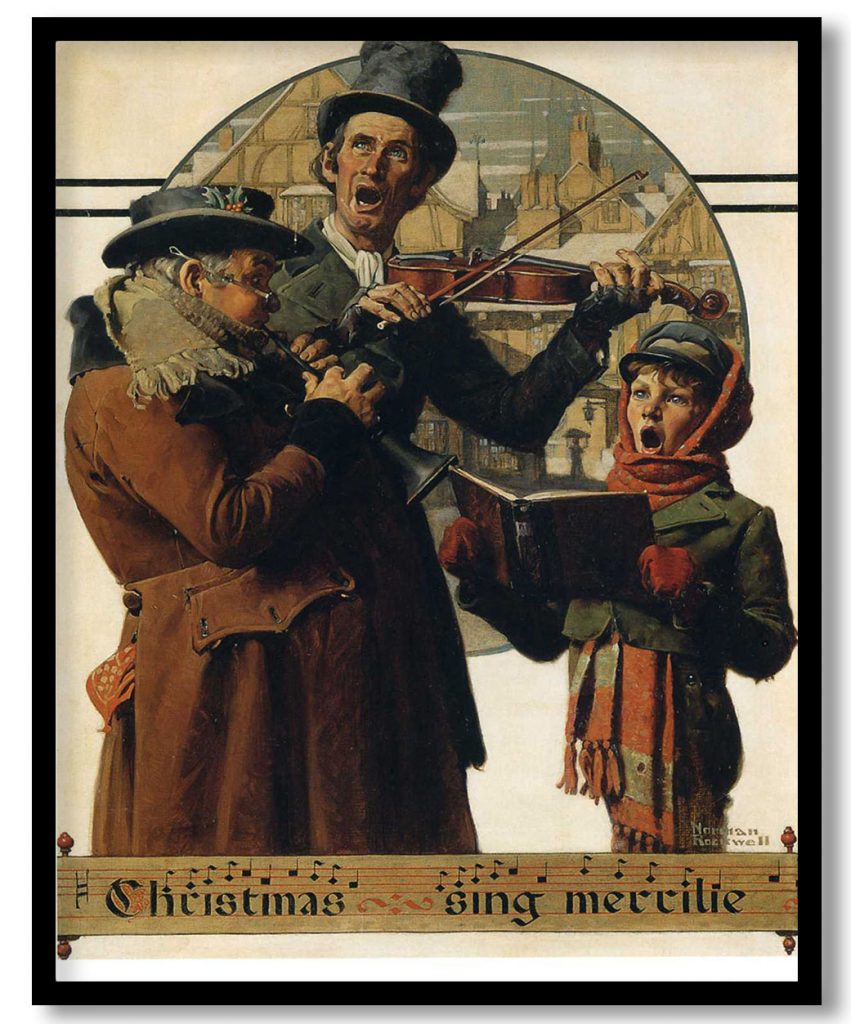 Christmas Trio by Norman Rockwell (1923)