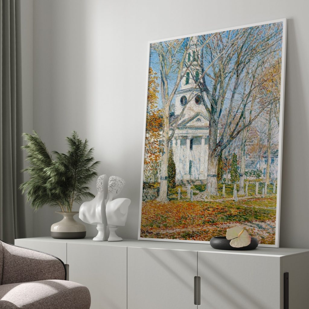 Church at Old Lyme by Childe Hassam (1903)