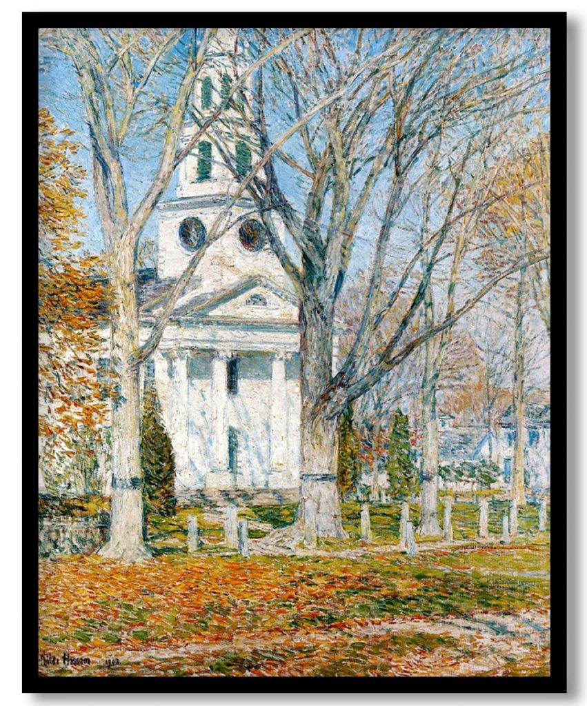 Church at Old Lyme by Childe Hassam (1903)