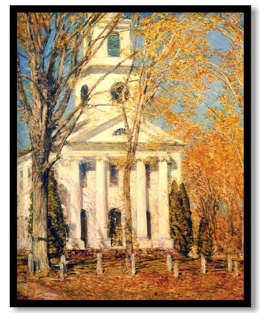 Church at Old Lyme by Childe Hassam (1905)