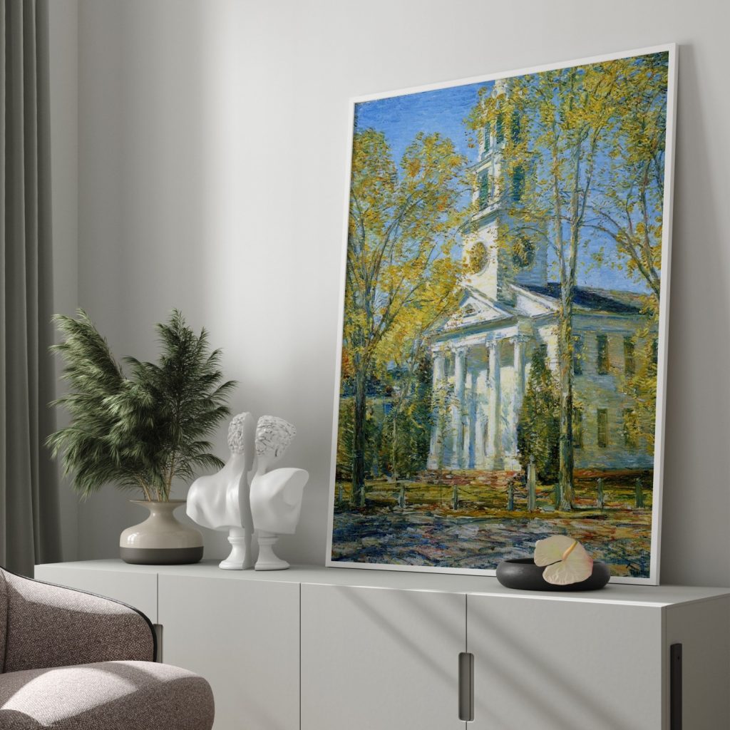 Church at Old Lyme by Childe Hassam (1906)