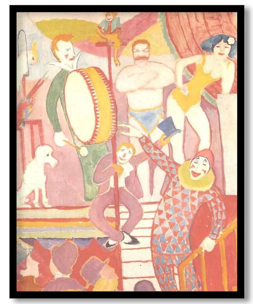 Circus by August Macke (1911)