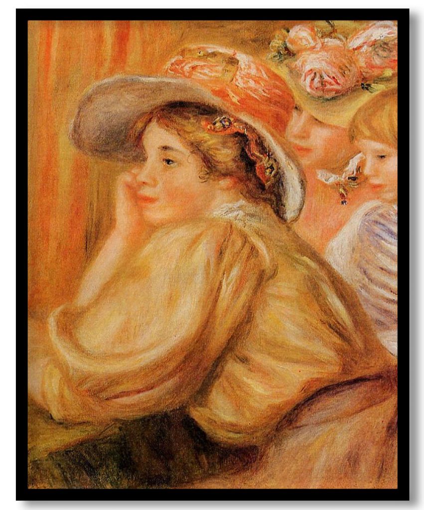 Coco and Two Servants by Pierre Auguste Renoir (1910)