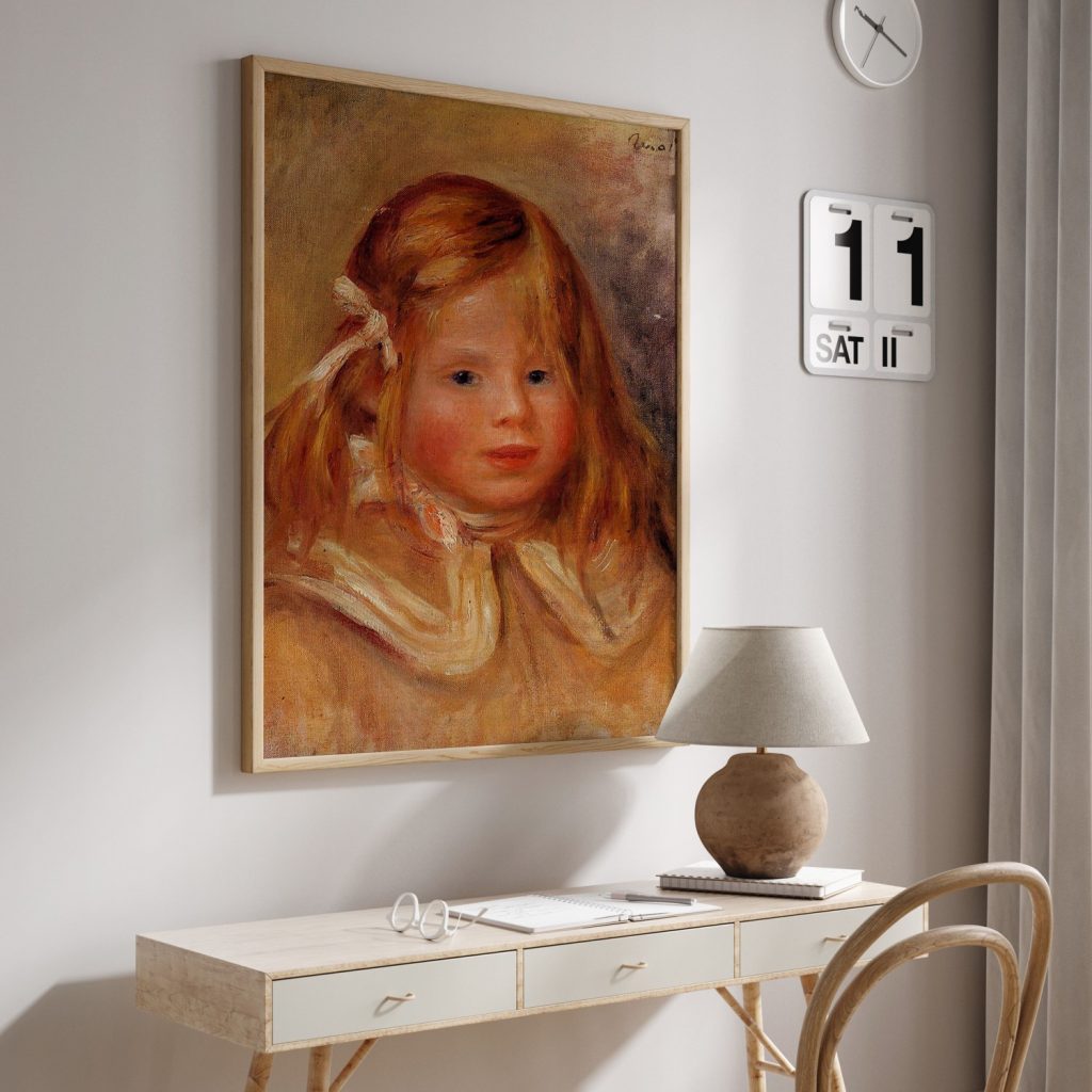 Coco in a Red Ribbon by Pierre Auguste Renoir (1905)