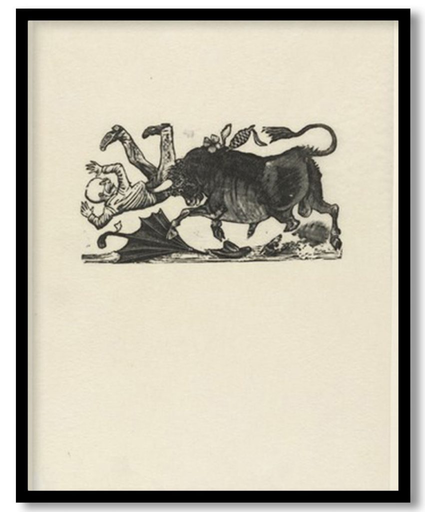 Cogida De Don Chapito Toréro by Jose Guadalupe Posada (Date Unknown)