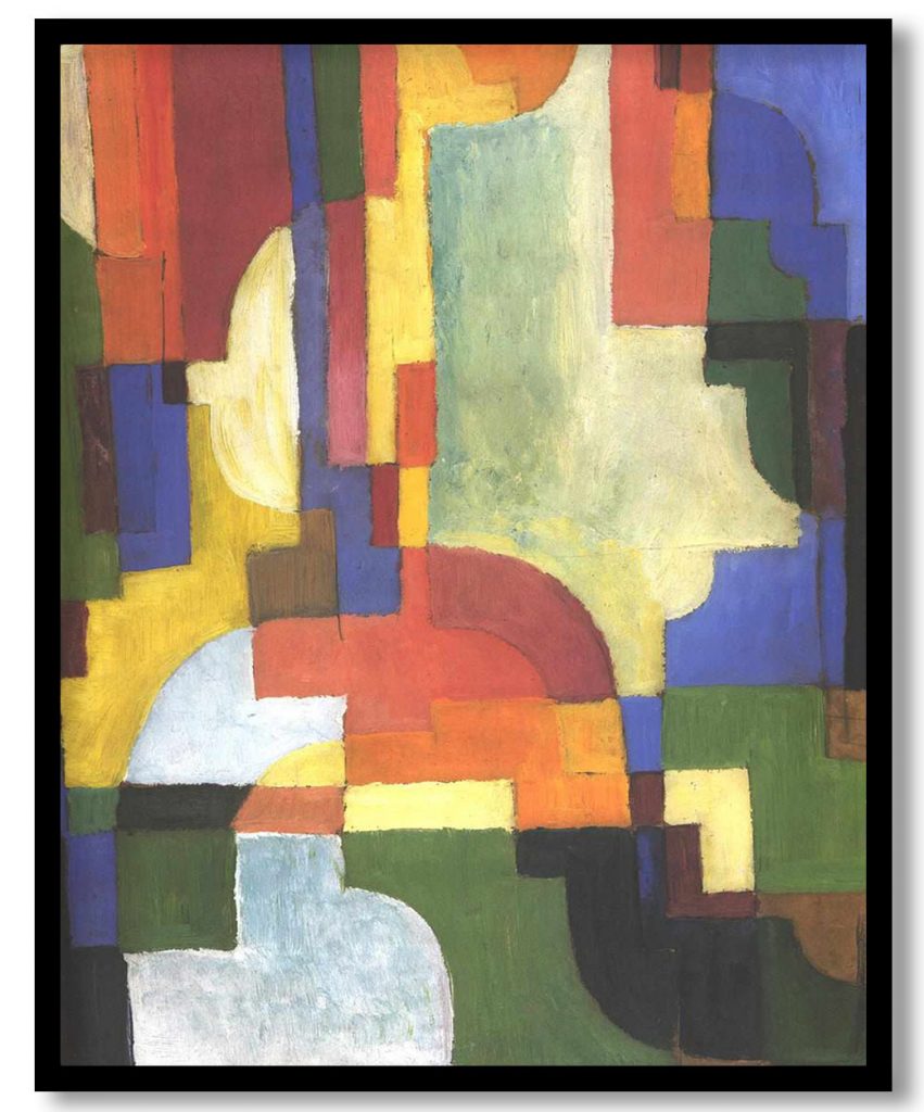Colourful Shapes by August Macke (1913)