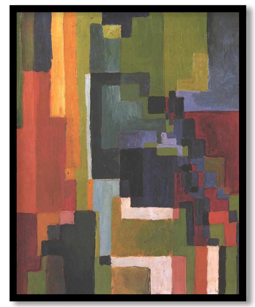 Colourful Shapes by August Macke (1913)