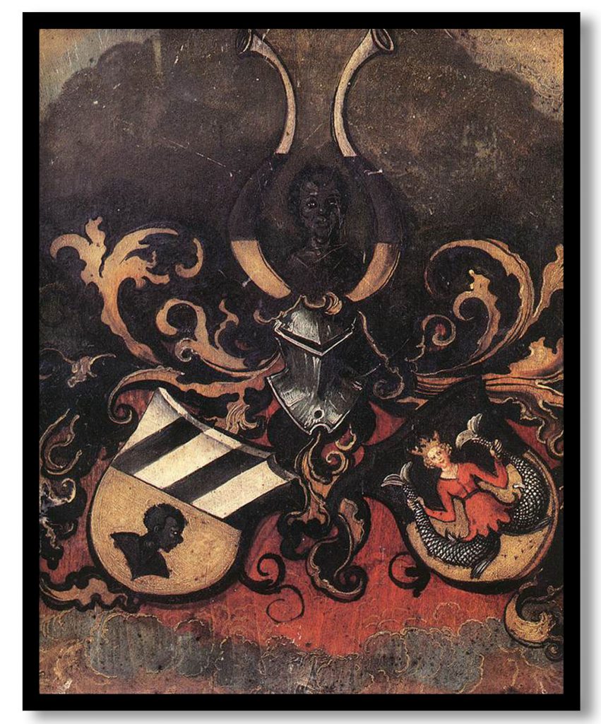 Combined Coat of Arms of the Tucher and Rieter Families by Albrecht Durer (1499)