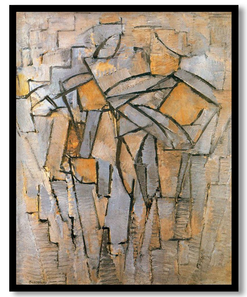 Composición en Gris Azul by Piet Mondrian (1913)