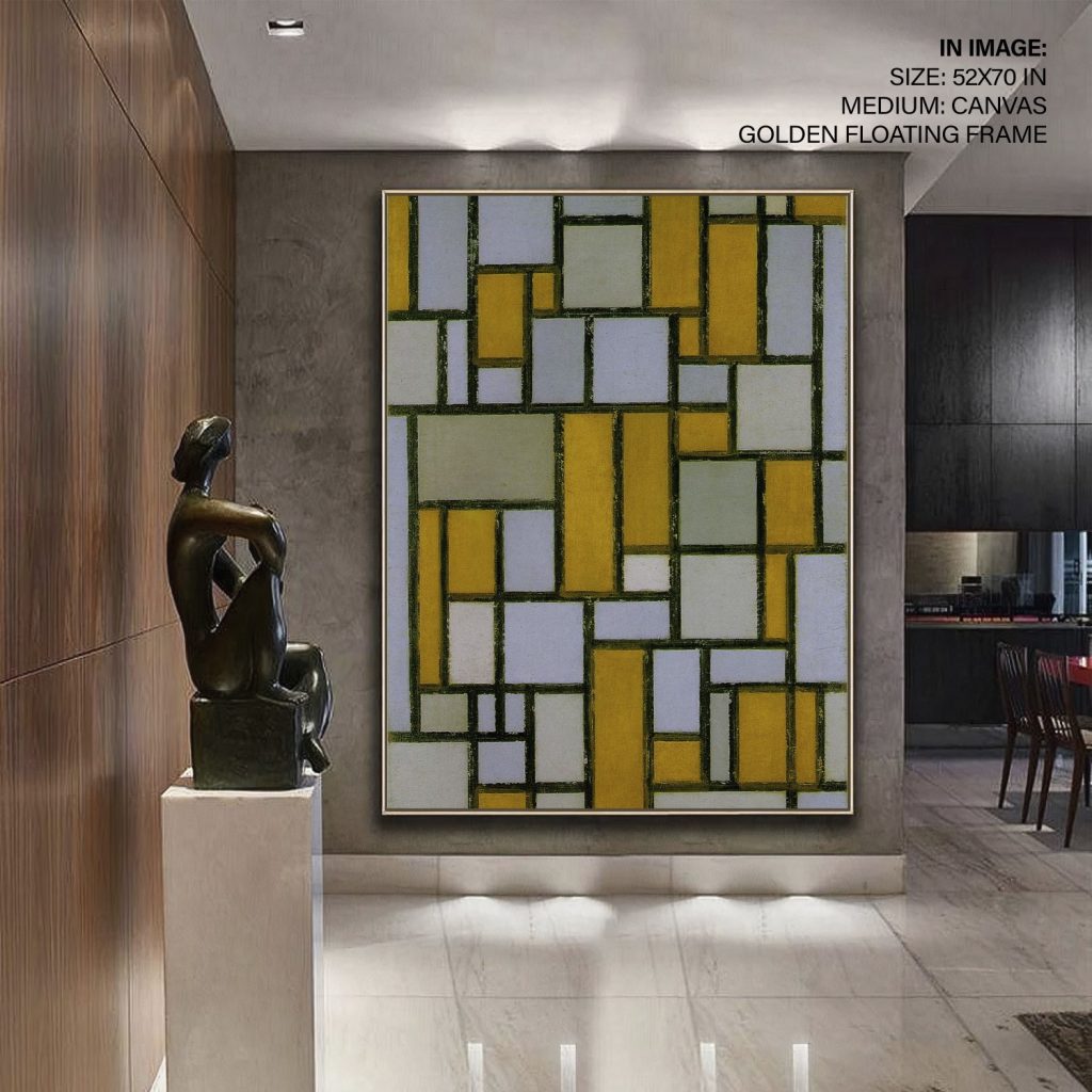 Composition with Gray and Light Brown by Piet Mondrian (1918 ...