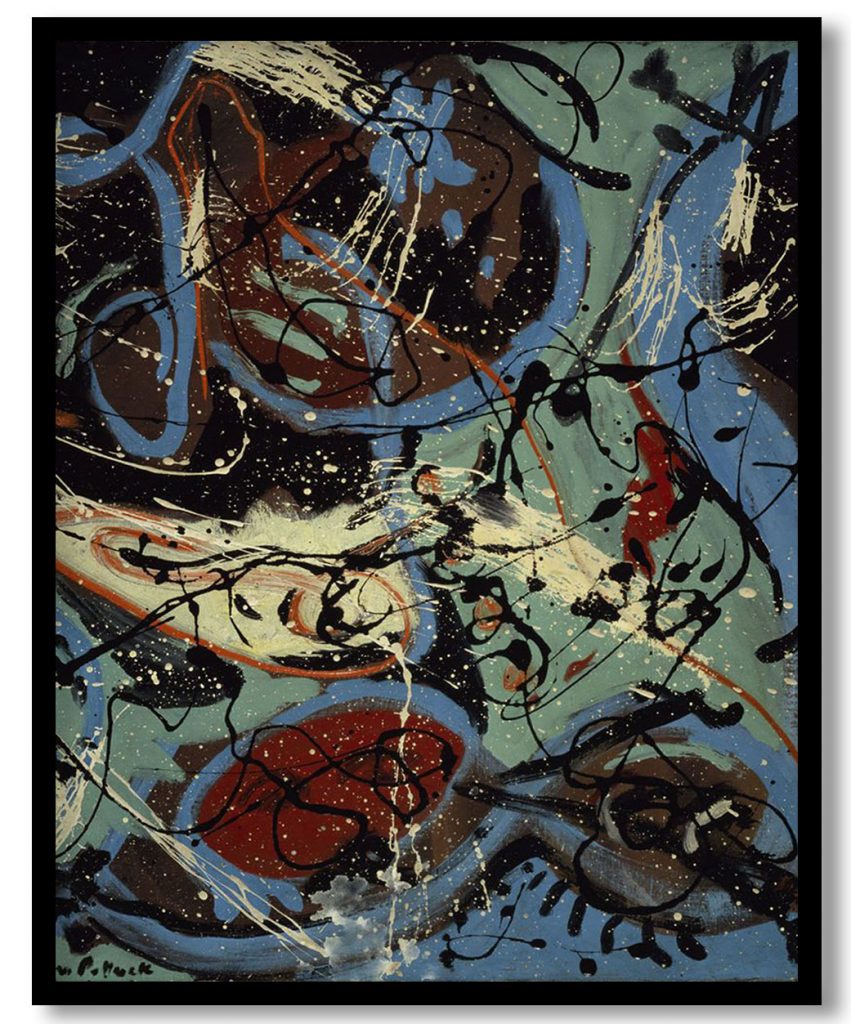 Composition with Pouring II by Jackson Pollock (1943)