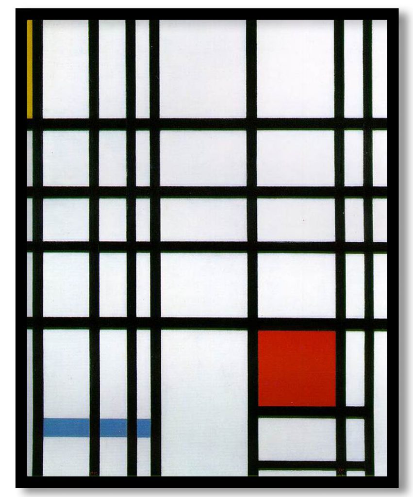 Composition with Red, Yellow and Blue by Piet Mondrian (1937-1942)