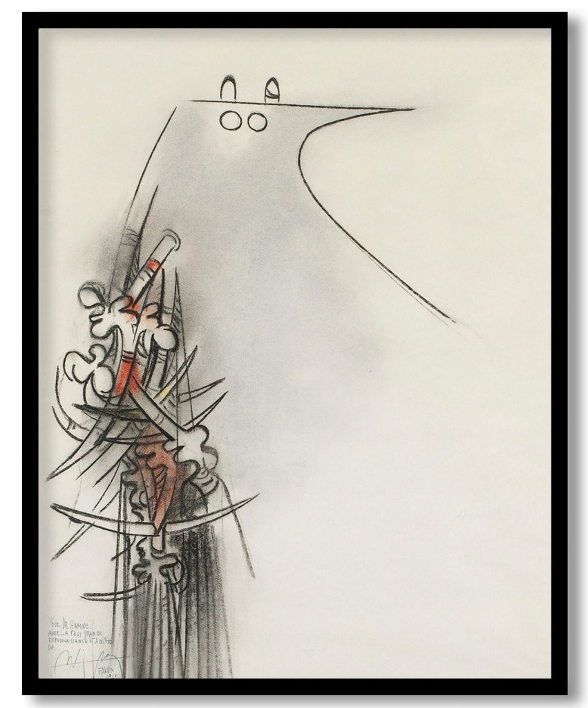 Composition by Wifredo Lam (Date Unknown)