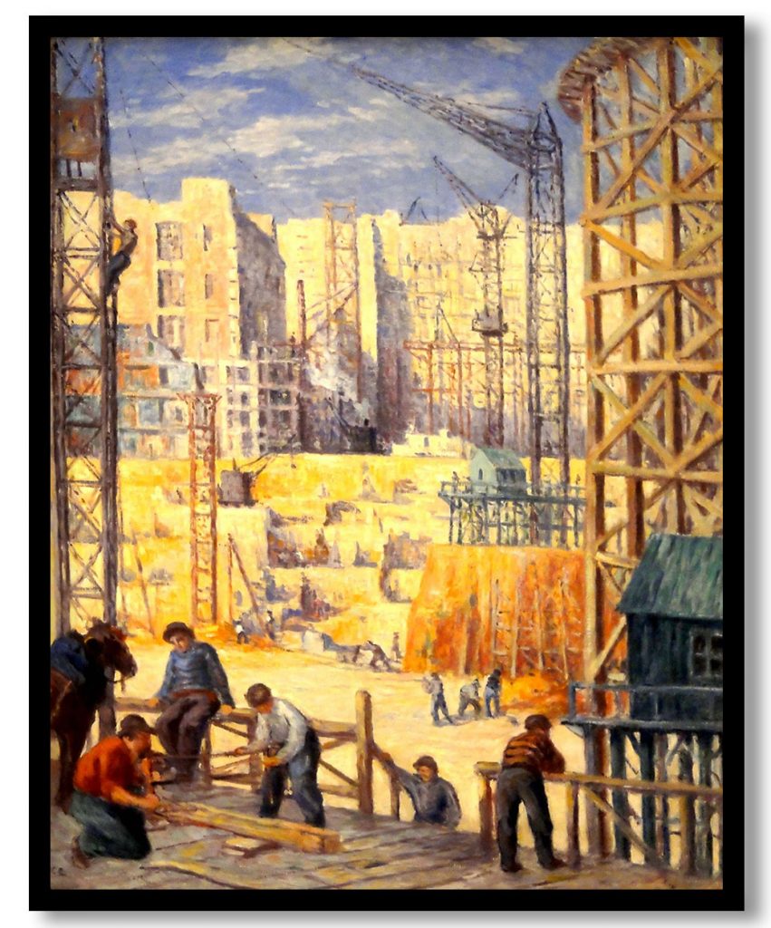 Construction Quai De Passy by Maximilien Luce (1907)