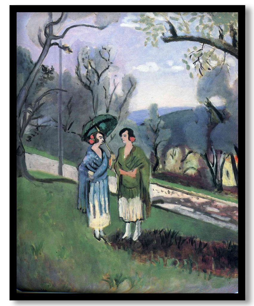 Conversation under the Olive Trees by Henri Matisse (1921)