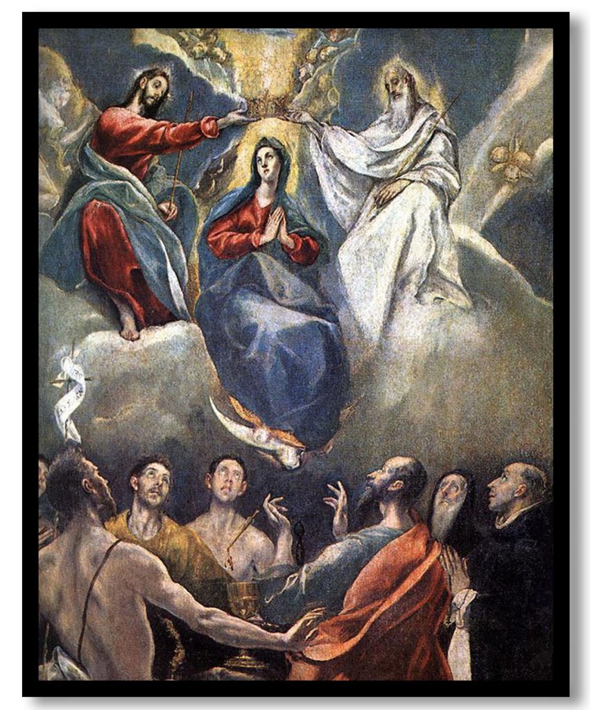Coronation of the Virgin by El Greco (1591)