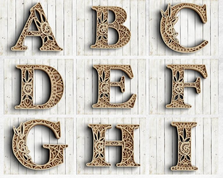 Sculpture | Custom 3D Wood Layered Lettering Wall Sculpture ...