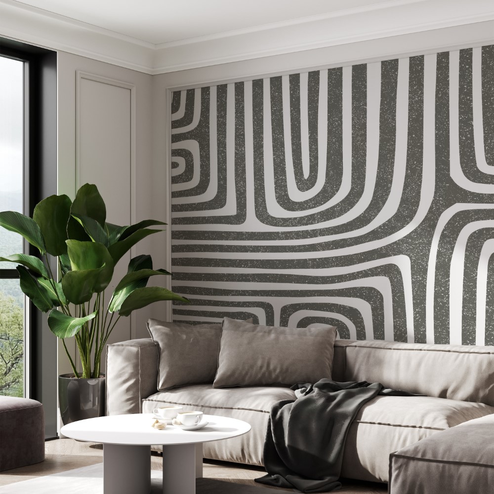 Strips composition 01 Wall Murals, Wall Paper Decor, Home Decor