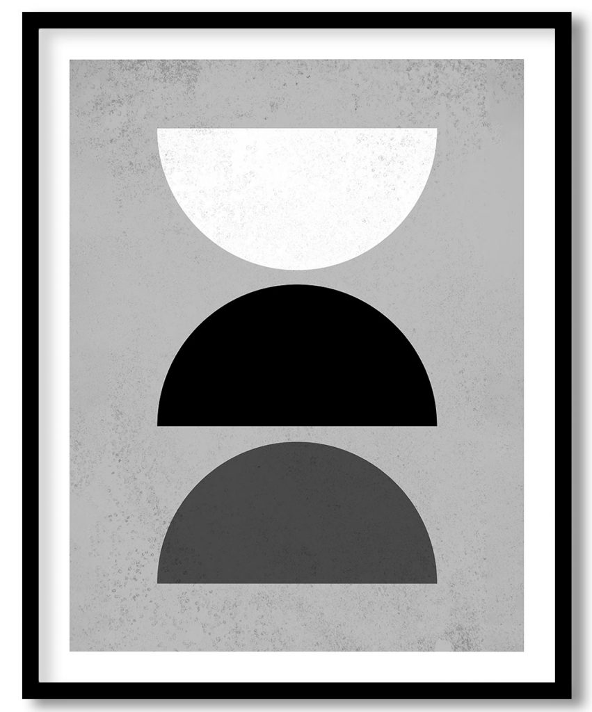 Minimalist abstract line art monstera leaf