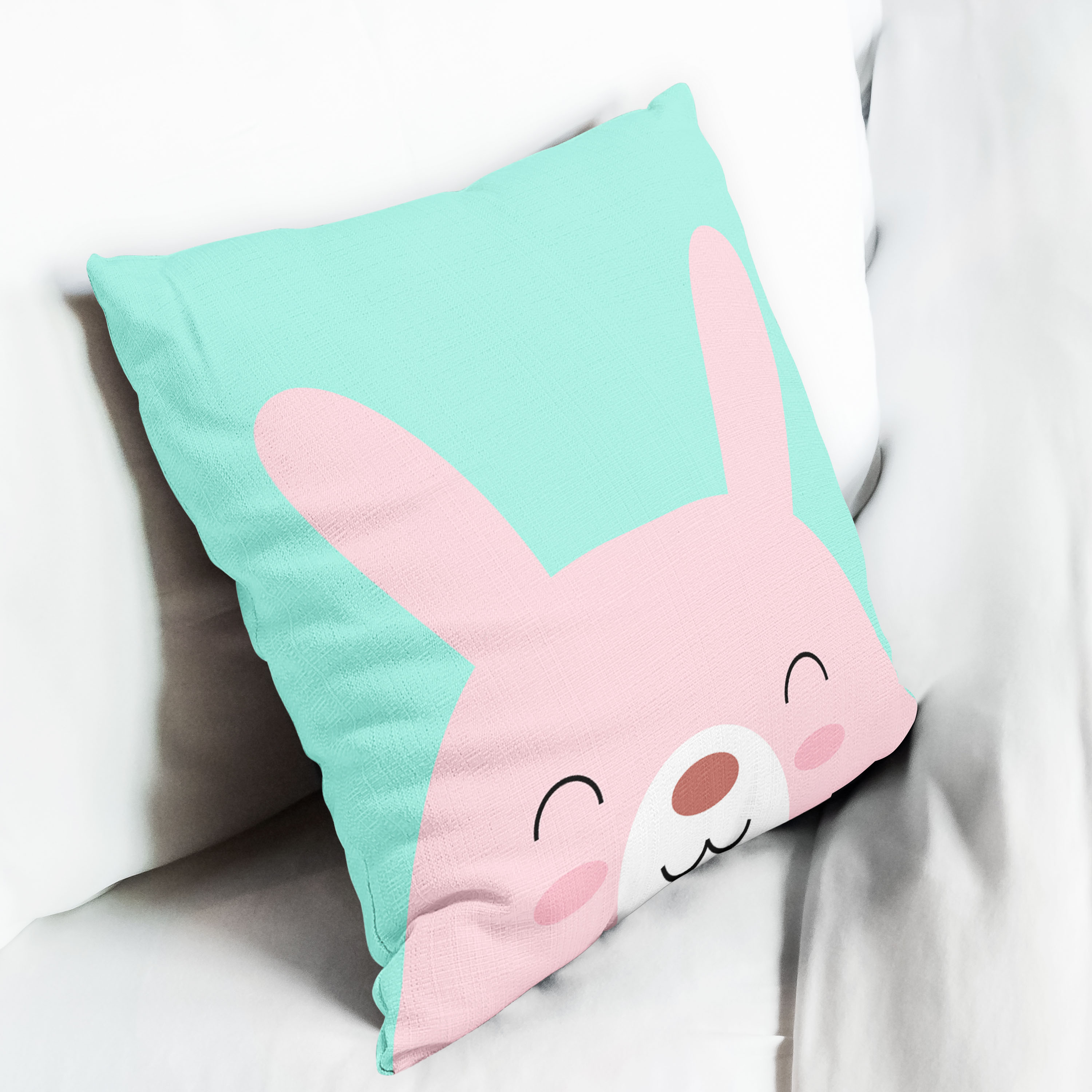 Red sofa with pillow and light lamp