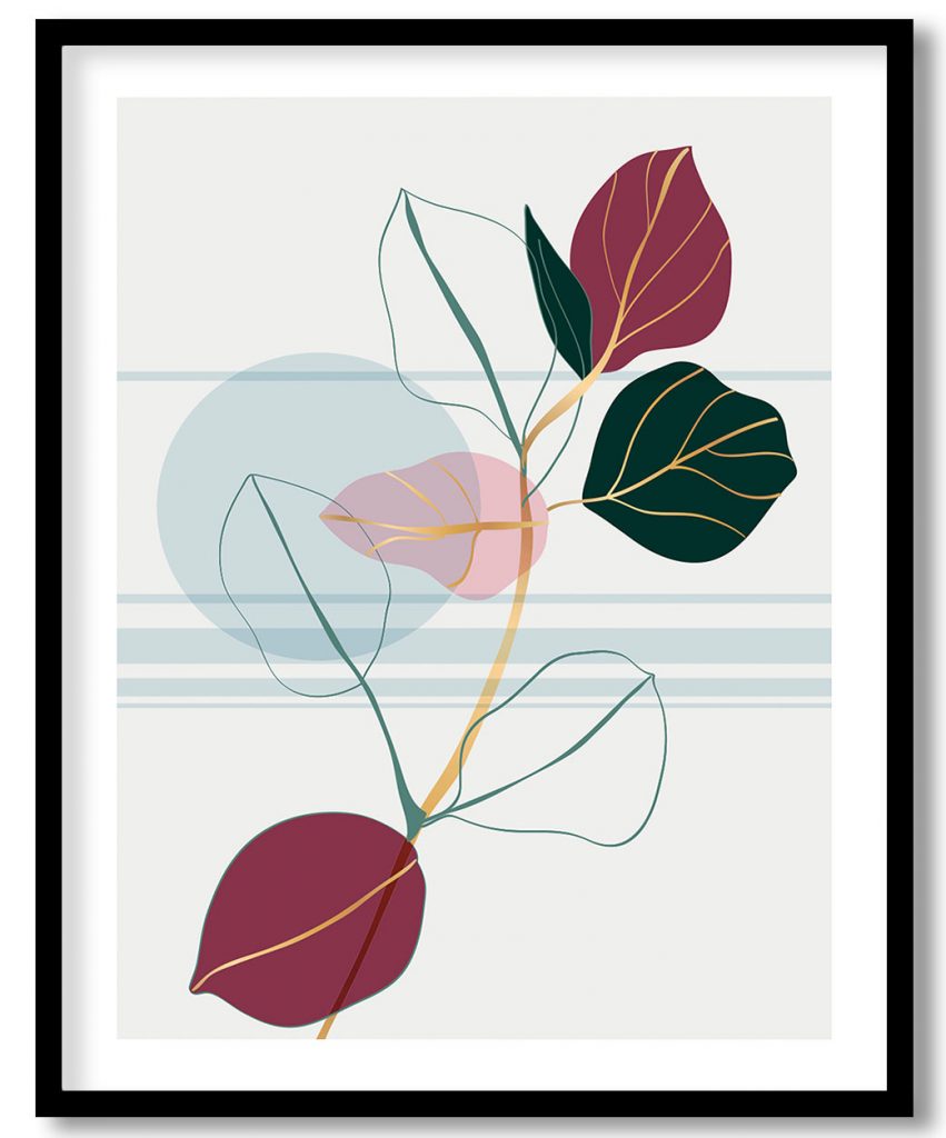 Motley geometric frond