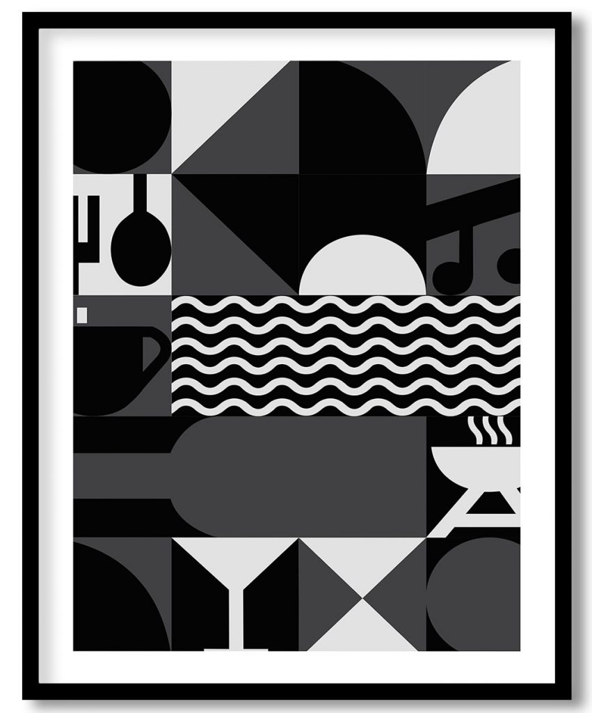 Vintage recondite computative pattern