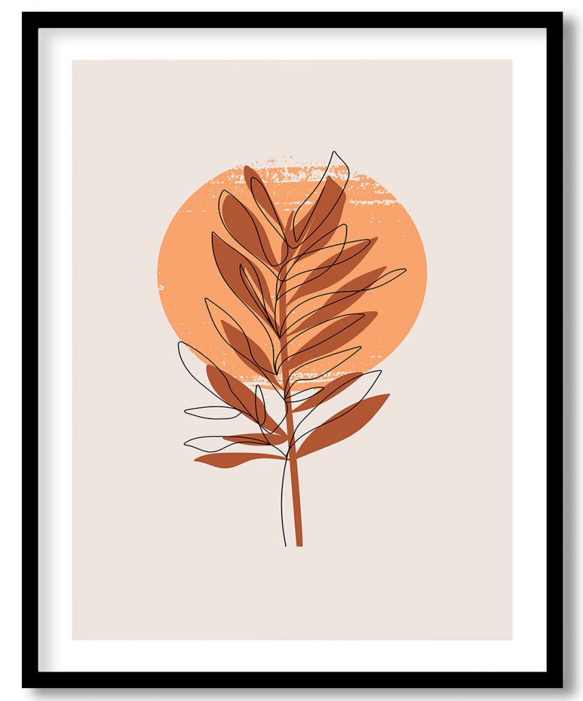 Stalk line drawing shadow