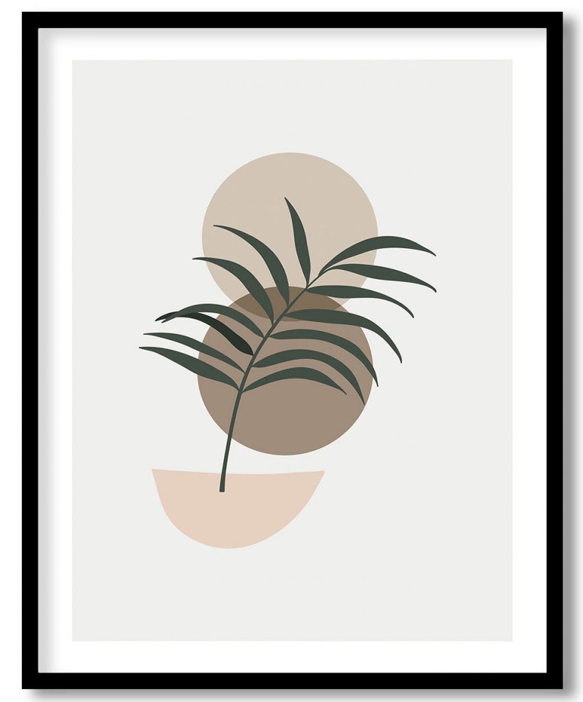 Abstract herb leaves