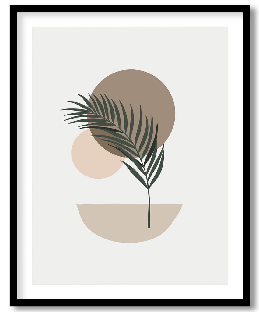 Abstract bending leaves