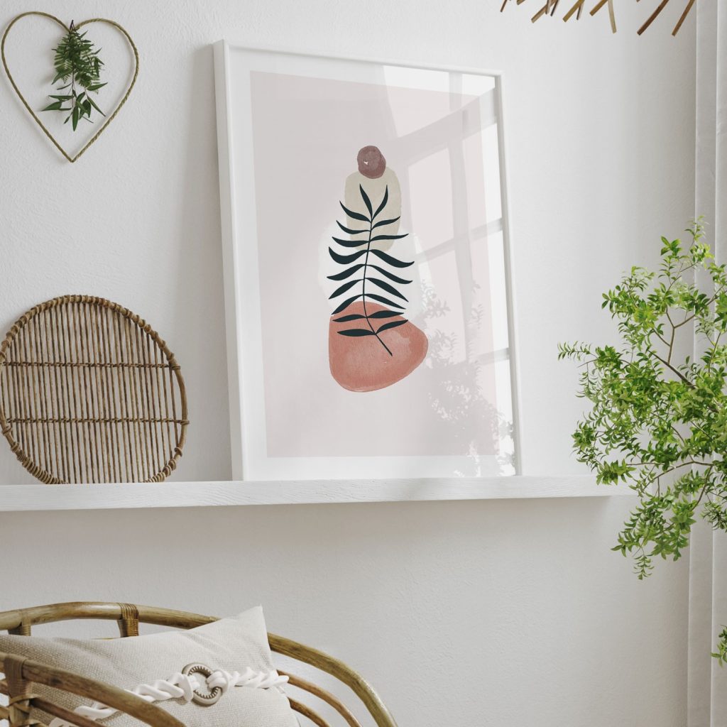Abstract Leaf and Shapes – Home Decor