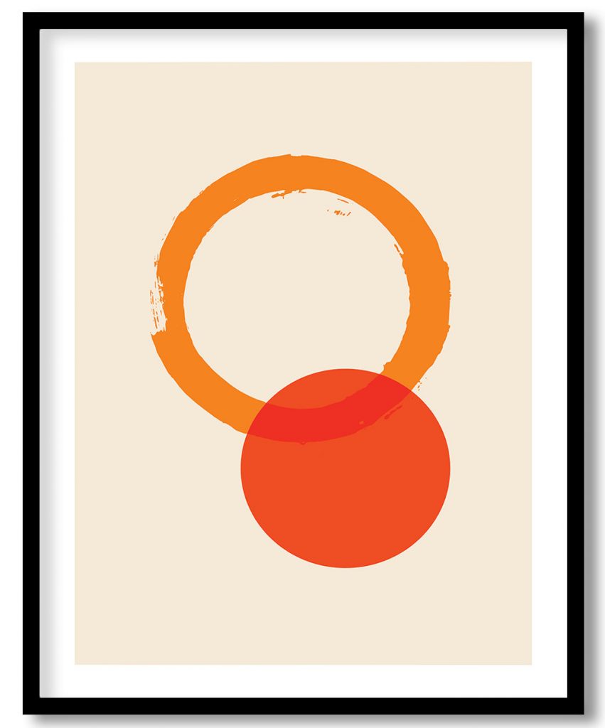 Abstract cirque stroke