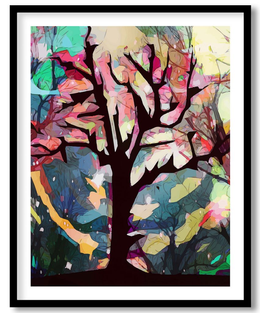 Abstract fantasy topiary