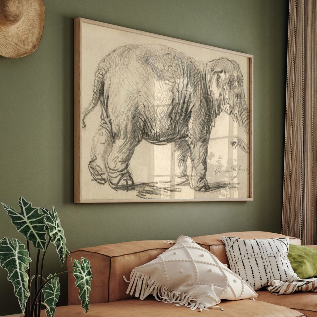 An Elephant, 1637 by Rembrandt van Rijn (1637)