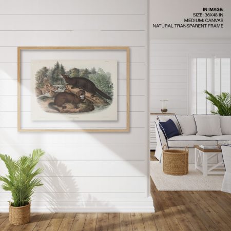 Hampton,Style,Living,Room,Interior,With,Frame,Mockup,,3d,Render