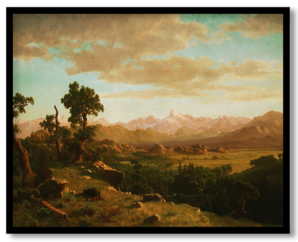 Wind River Country by Albert Bierstadt (1860)