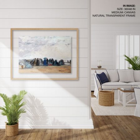 Hampton,Style,Living,Room,Interior,With,Frame,Mockup,,3d,Render
