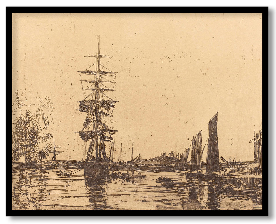 Marine View by Eugène Boudin (1898-1898)