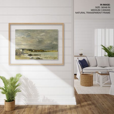 Hampton,Style,Living,Room,Interior,With,Frame,Mockup,,3d,Render