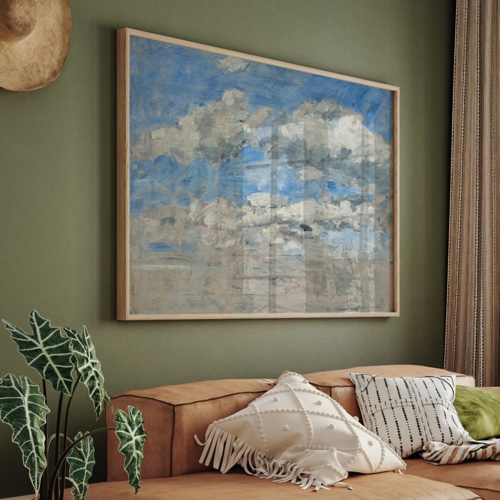 Study of the Sky by Eugène Boudin (circa 1888-1895)