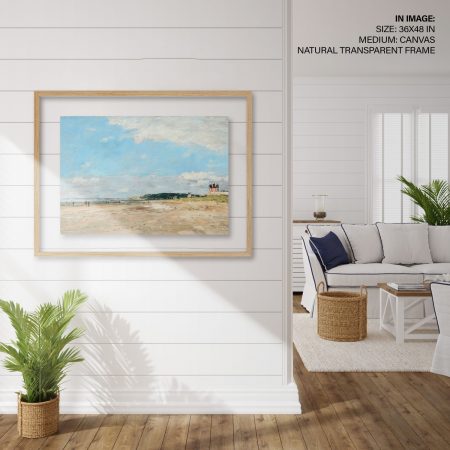 Hampton,Style,Living,Room,Interior,With,Frame,Mockup,,3d,Render