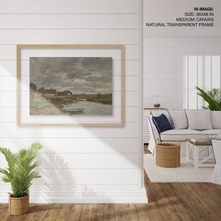 Hampton,Style,Living,Room,Interior,With,Frame,Mockup,,3d,Render