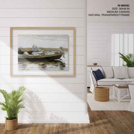 Hampton,Style,Living,Room,Interior,With,Frame,Mockup,,3d,Render