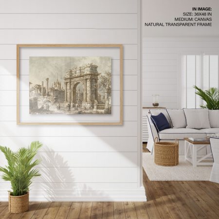 Hampton,Style,Living,Room,Interior,With,Frame,Mockup,,3d,Render