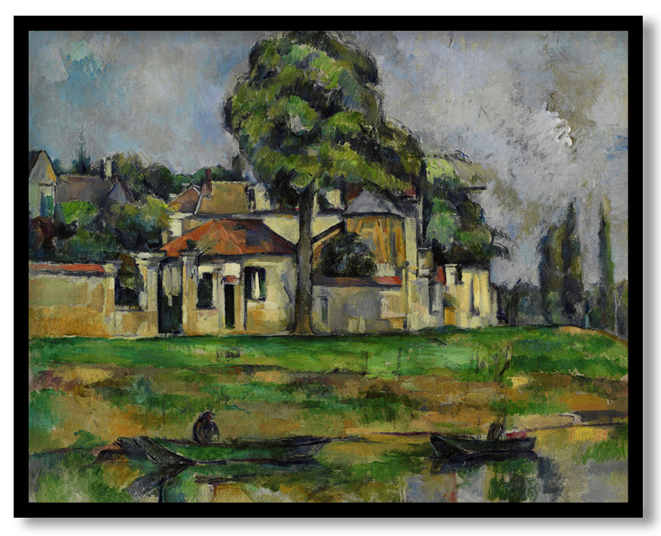 Banks of the Marne by Paul Cézanne (circa 1888)