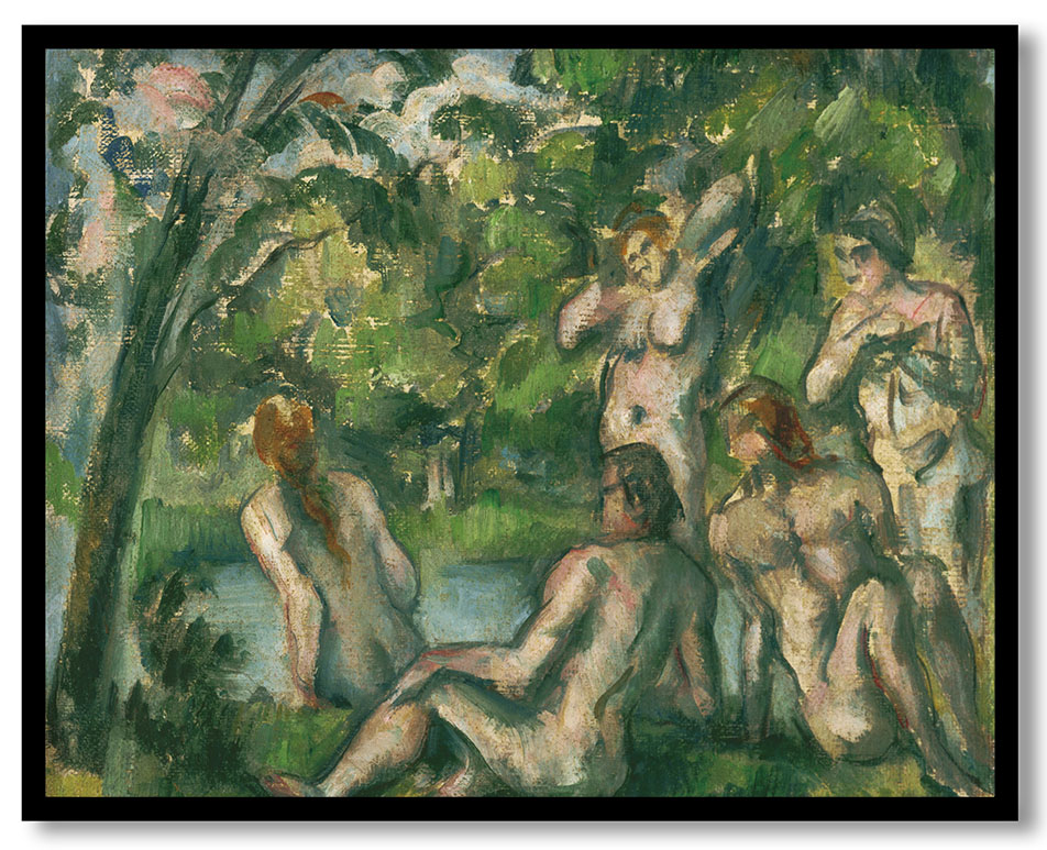 Bathers by Paul Cézanne (1883-1887)